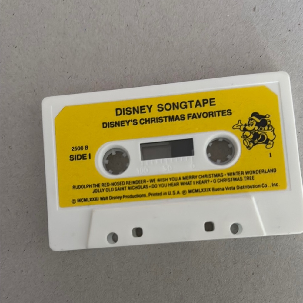 Disney Yellow and White Cassette Player Portable Audio